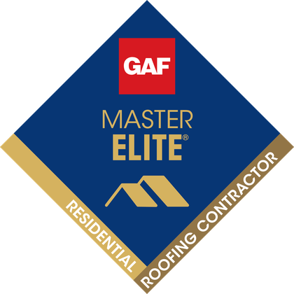 GAF Master Elite certified roofing contractor